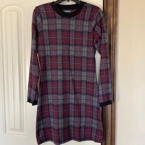 Mod cloth Snug as a Hug Plaid Mini Dress